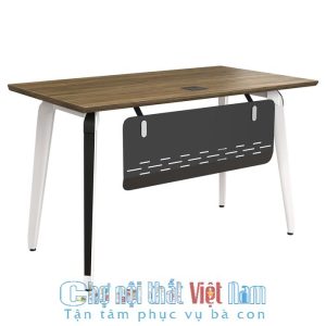 bàn làm việc chân sắt mặt gỗ giá rẻ