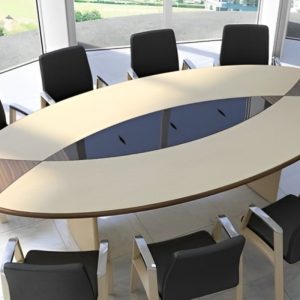 Bàn họp Oval - tròn