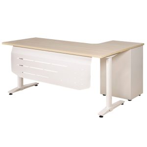 bàn làm việc chân sắt 1m6