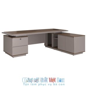 bàn làm việc giám đốc gỗ công nghiệp