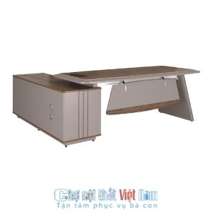 bàn làm việc giám đốc gỗ công nghiệp