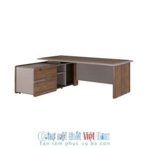 bàn làm việc giám đốc gỗ công nghiệp