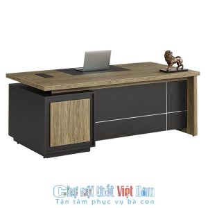 bàn làm việc giám đốc gỗ công nghiệp